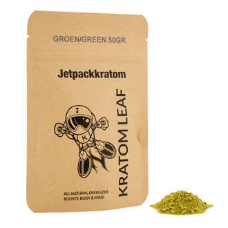 Jetpackkratom gr&oslash;n kratom-pulver