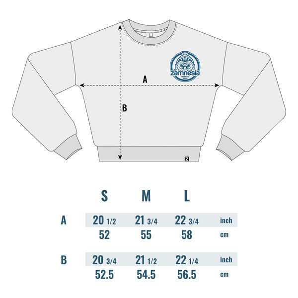 Zamnesia crop top-sweater | Damer