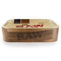 RAW cacheboks i træ med låg som rullebakke