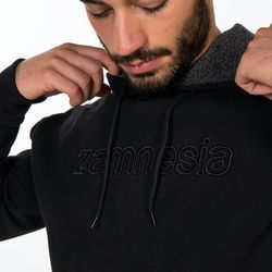 Zamnesia broderet hoodie | Sort