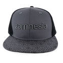 Zamnesia snapback-kasket grå