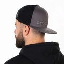 Zamnesia snapback-kasket grå