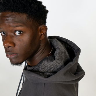 Zamnesia broderet hoodie | Grå
