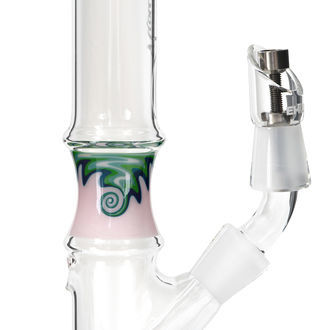 Glas dabbing-bong i malakit (EHLE)