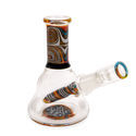 Mini olie-bong i orange swirl (Black Leaf)