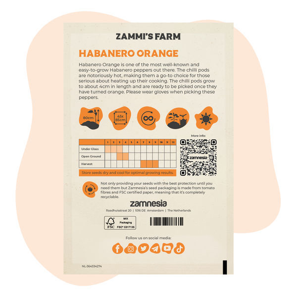 Habanero Orange-frø