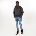Zamnesia hoodie med præget logo | grå