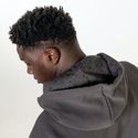 Zamnesia hoodie med præget logo | grå