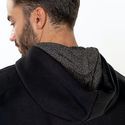 Zamnesia hoodie med præget logo | Sort