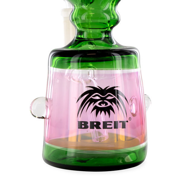 Mini glasbong med push bowl (Breit)
