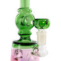 Mini glasbong med push bowl (Breit)