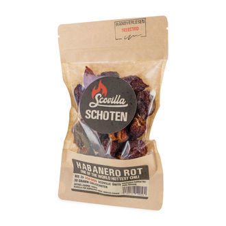 Habanero r&oslash;d t&oslash;rret chili (Scovilla)