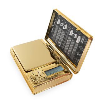Shine Chrome Gold mini-v&aelig;gt &ndash; 100 &times; 0,01 g (On Balance)