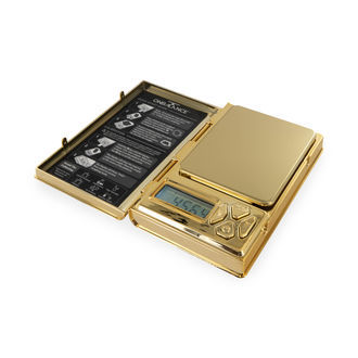 Shine Chrome Gold mini-vægt – 100 × 0,01 g (On Balance)