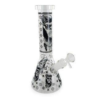 Glow in the Dark Gorilla Triple Thick-bong