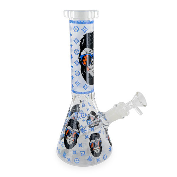Glow in the Dark Gorilla Triple Thick-bong