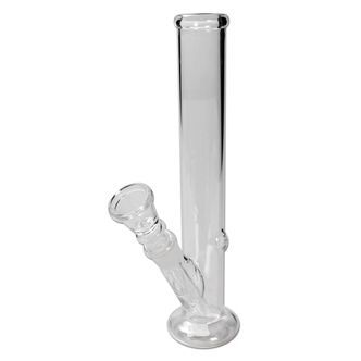 Cylindrisk bong i glas