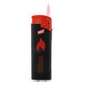Lighter med farvet flamme