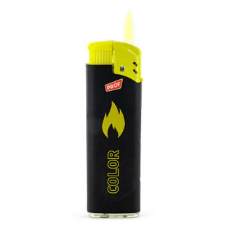 Lighter med farvet flamme