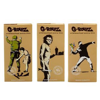 G-Rollz ubleget rullepapir + filtre & rullebakke