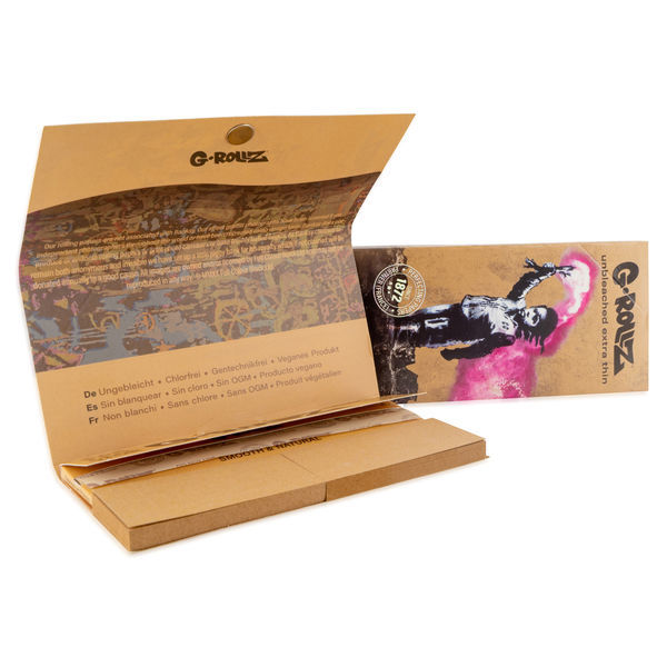 G-Rollz Ublegede rullepapir + filtre og rullebakke