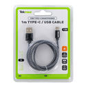 USB-kabel (Micro & USB-C) 1 m