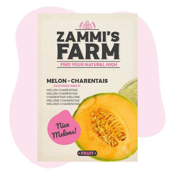 Melon 'Charentais' (Cucumis melo) frø