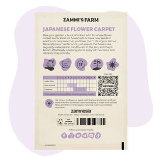 Japanske blomster-tæppefrø