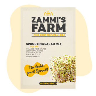 Spirefrø til salatmix