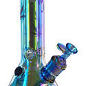 Beaker-bong med isfanger i regnbuefarver (Black Leaf)