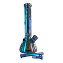 Beaker-bong med isfanger i regnbuefarver (Black Leaf)