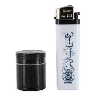 Mini-grinder i aluminium (Black Leaf)
