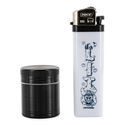Mini-grinder i aluminium (Black Leaf)