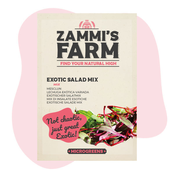 Microgreens eksotisk salatmix - frø