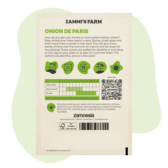 Onion de Paris (Allium cepa) frø