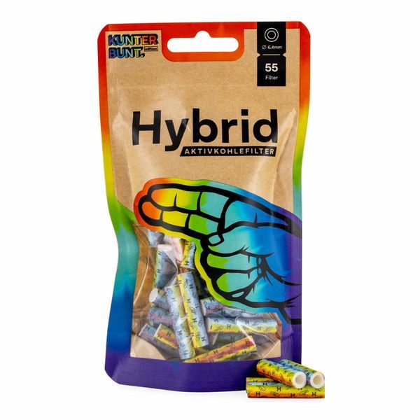 Supreme Filters farvede – 55 stk. i pose (Hybrid)