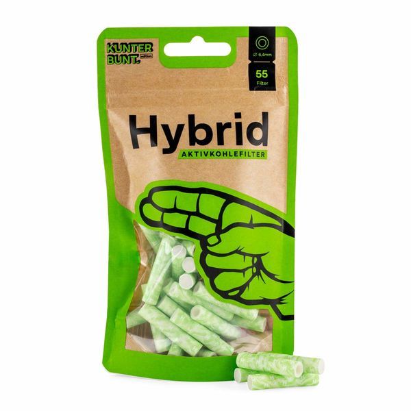 Supreme Filters farvede – 55 stk. i pose (Hybrid)