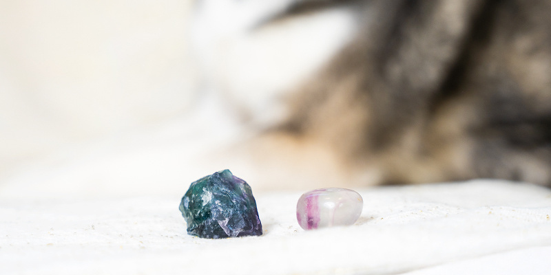 Regnbuefluorit Rainbow fluorite