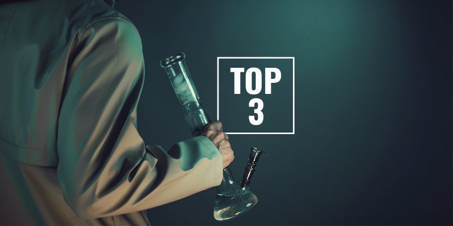 Top 3 bonger i borosilikatglas hos Zamnesia Top 3 bonger i borosilikatglas hos Zamnesia