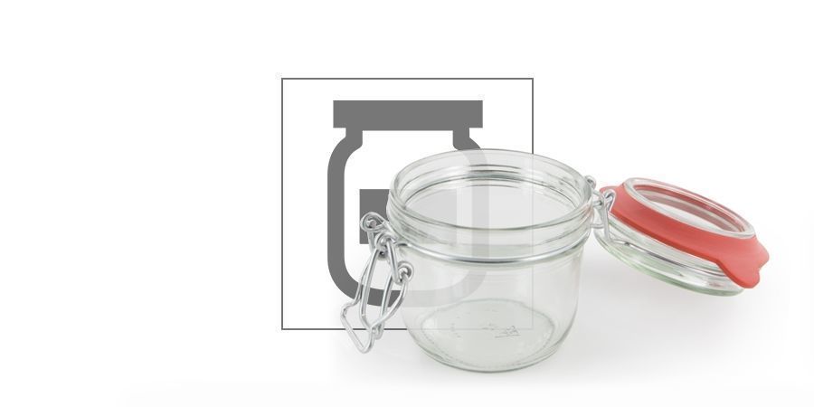 Glas til curing af cannabis