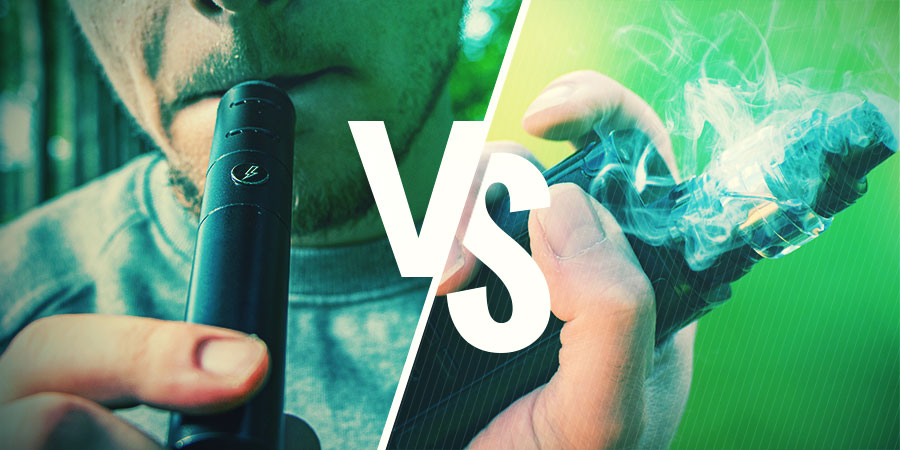 Hvad er forskellen på vaping af tørre urter og vaping af e-væske? Hvad er forskellen på vaping af tørre urter og vaping af e-væske?