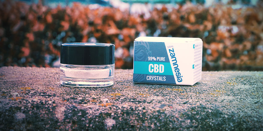 CBD-krystaller 99% rent (Zamnesia)