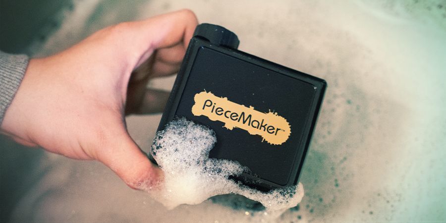 Reng&oslash;ring af en dab rig i silikone