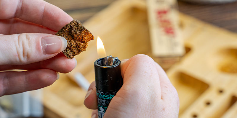 Klargøring af hash til rygning Klargøring af hash til rygning