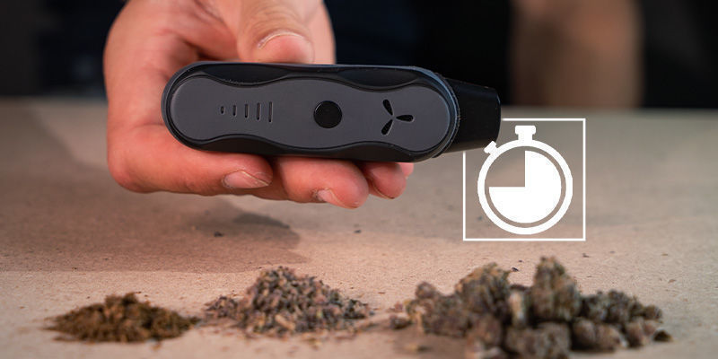 Tim dine sessioner Weed Vaporizer TIME YOUR SESSIONS