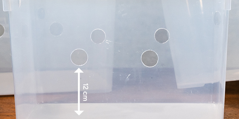 1. Marking air holes 1. Marking air holes