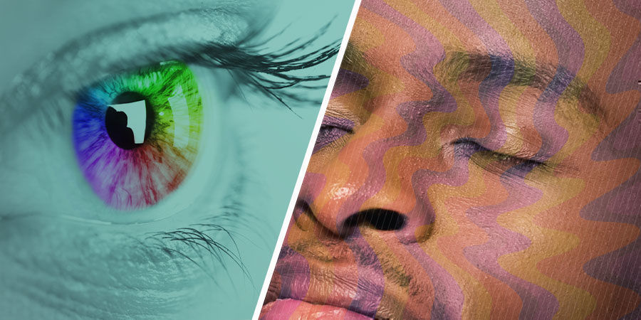 To typer af psykedeliske visuals To typer af psykedeliske visuals