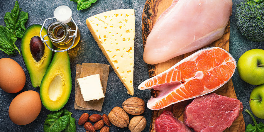 Eksempler på keto-mad Eksempler på keto-mad