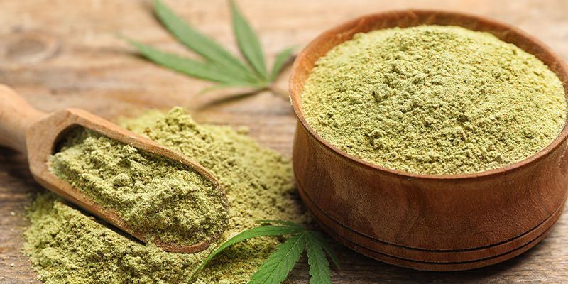 Pulveriseret cannabis Pulveriseret cannabis