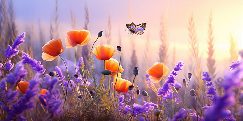 Sommerfugleblomster-mix Butterfly Flower Mix
